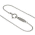 Grace Key Pendant Necklace Platinum with Diamond