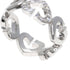 C Heart Ring 18K White Gold with Diamonds