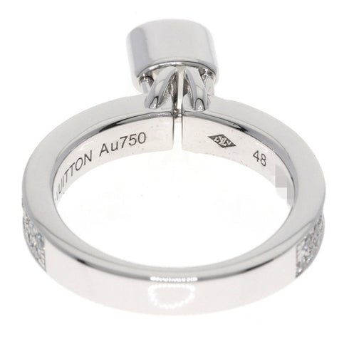 Band Ring 18K White Gold with Diamond