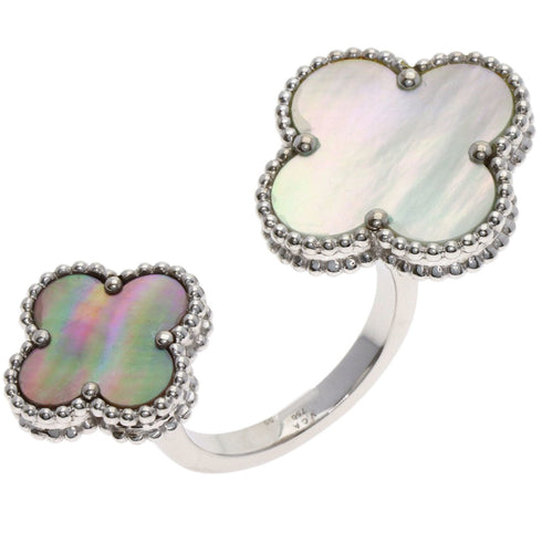 Alhambra Ring 18K White Gold