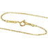 Open Heart Pendant Necklace 18K Yellow Gold 12.3mm