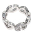 C Heart Ring 18K White Gold with Diamonds
