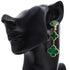 Alhambra Earrings 18K Yellow Gold and Malachite 18K Yellow Gold