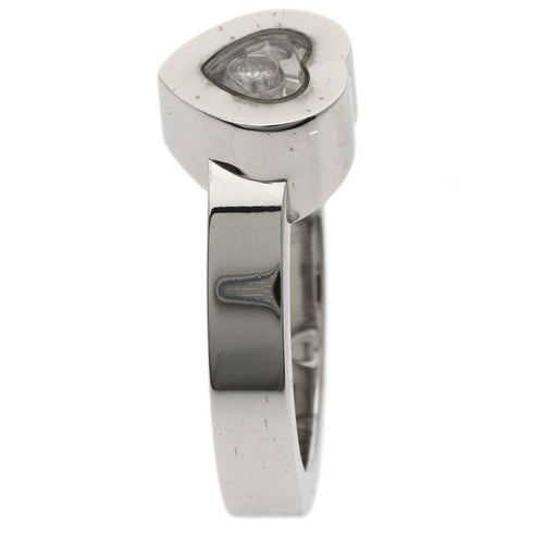 Happy Diamonds Heart Ring 18K White Gold with Diamond