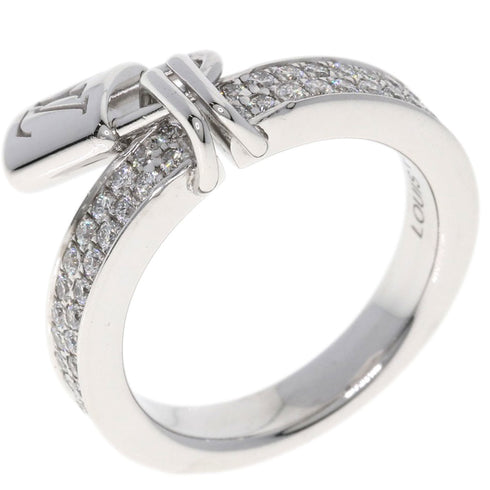 Band Ring 18K White Gold with Diamond