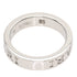 Double Ring 18K White Gold and Diamond