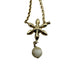In Bloom Flower Motif Pendant Necklace Gold