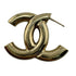 CC Logo Earrings Metal Gold-Tone Metal