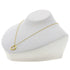 Open Heart Pendant Necklace 18K Yellow Gold 13.5mm