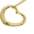 Open Heart Pendant Necklace 18K Yellow Gold 18.2mm
