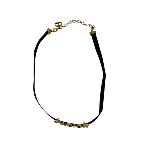 Choker Gold Black