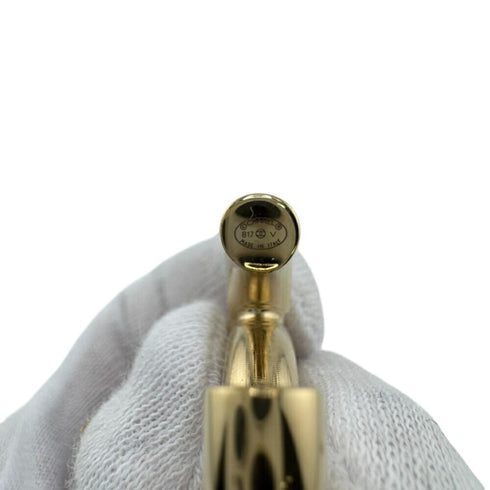 CC Logo Earrings Metal Gold-Tone Metal