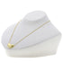 Bean Pendant Necklace 18K Yellow Gold 10.4mm