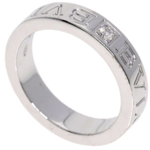Double Ring 18K White Gold with Diamond
