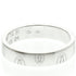 Happy Birthday Band Ring 18K White Gold
