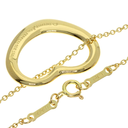 Open Heart Pendant Necklace 18K Yellow Gold 18.2mm