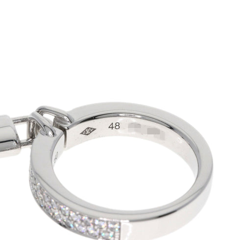 Band Ring 18K White Gold with Diamond