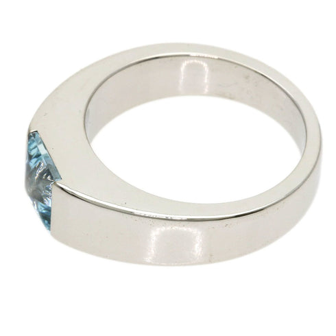 Tank Aquamarine Ring 18K White Gold
