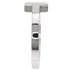 T Square Ring 18K White Gold