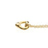 Open Heart Pendant Necklace 18K Rose Gold 7mm