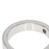 Double Ring 18K White Gold with Diamond