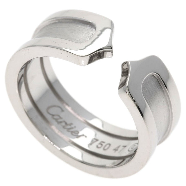 C2 Band Ring 18K White Gold