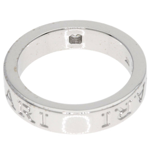 Double Ring 18K White Gold with Diamond
