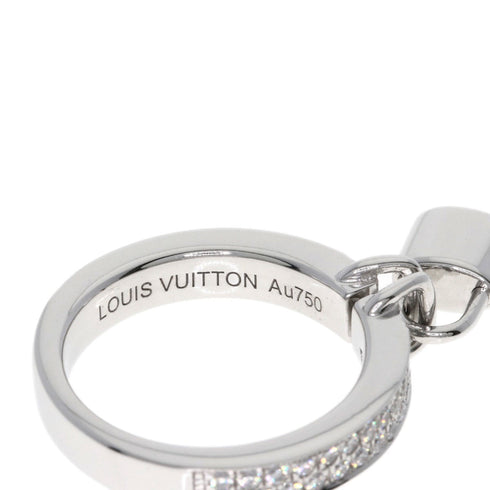 Band Ring 18K White Gold with Diamond