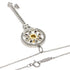 Pendant Necklace Platinum and 18K Yellow Gold with Diamond