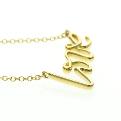 Paloma Picasso Pendant Necklace 18K Yellow Gold
