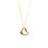 Open Heart Pendant Necklace 18K Rose Gold 7mm