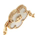 Bracelet 18K Rose Gold With Carnelian Onyx And Shell