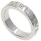 Double Ring 18K White Gold and Diamond