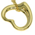 Open Heart Pendant Necklace 18K Yellow Gold 13.5mm