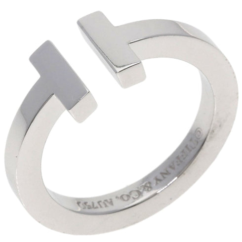 T Square Ring 18K White Gold