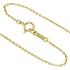 Bean Pendant Necklace 18K Yellow Gold 10.4mm