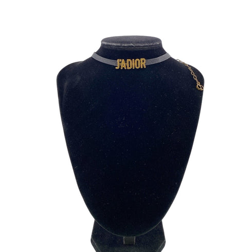 Choker Gold Black