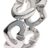 C Heart Ring 18K White Gold with Diamonds