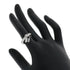 Band Ring 18K White Gold with Diamond