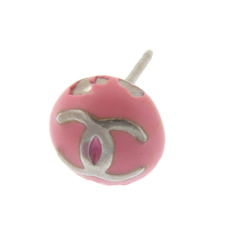 CC Logo Earrings Silver-Tone Metal Silver-Tone Metal