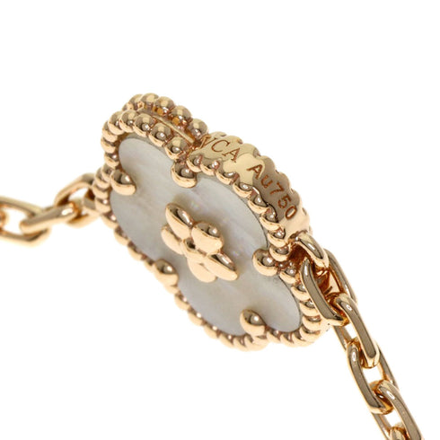 Bracelet 18K Rose Gold With Carnelian Onyx And Shell