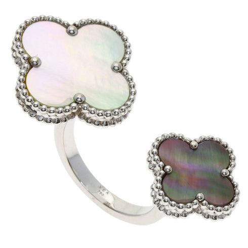 Alhambra Ring 18K White Gold
