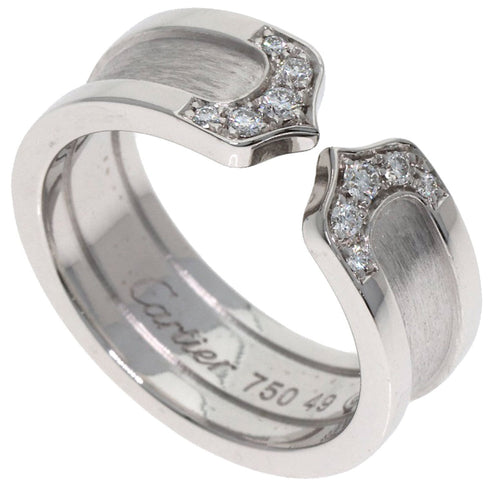 C2 Ring 18K White Gold With Diamond