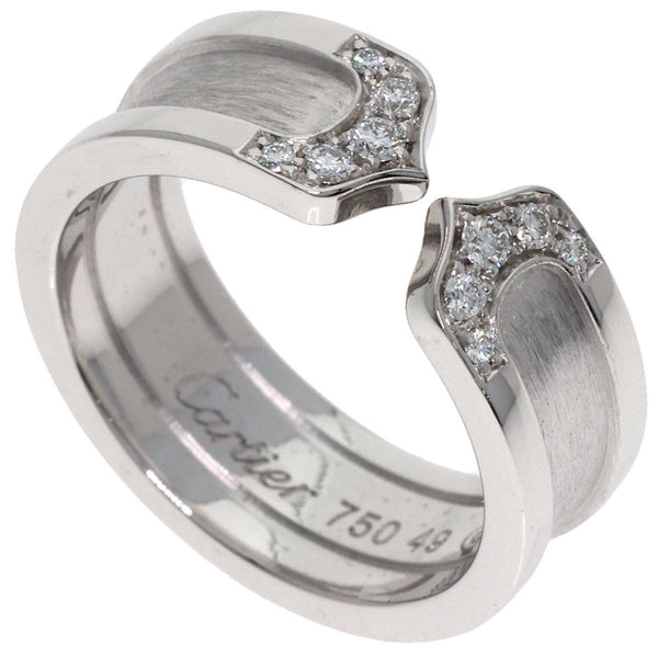 C2 Ring 18K White Gold With Diamond