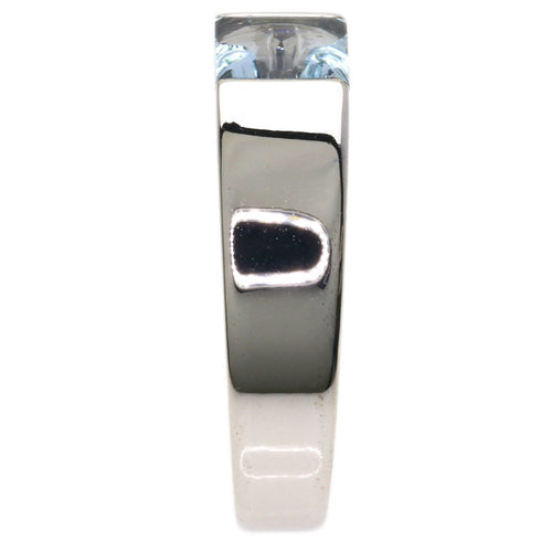 Tank Aquamarine Ring 18K White Gold