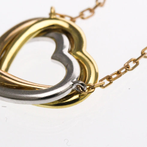 Trinity Pendant Necklace 18K Tricolor Gold