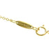 Open Heart Pendant Necklace 18K Yellow Gold 16mm