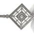 Grace Key Pendant Necklace Platinum with Diamond