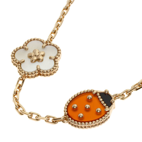 Bracelet 18K Rose Gold With Carnelian Onyx And Shell