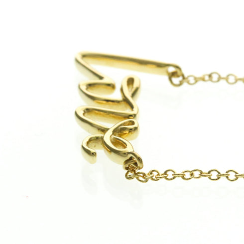 Paloma Picasso Pendant Necklace 18K Yellow Gold